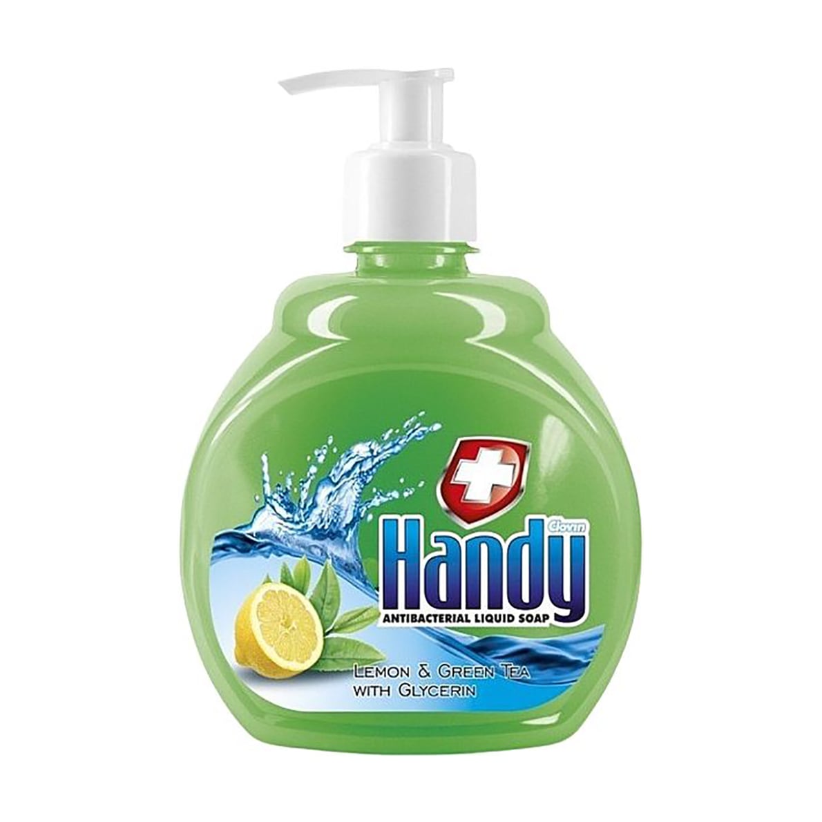 Рідке мило Clovin Handy Antibacterial Liquid Soap Lemon &amp; Green Tea Лимон та зелений чай, 500 мл